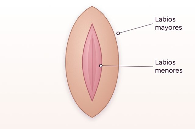 Después: Labioplastia de labios menores